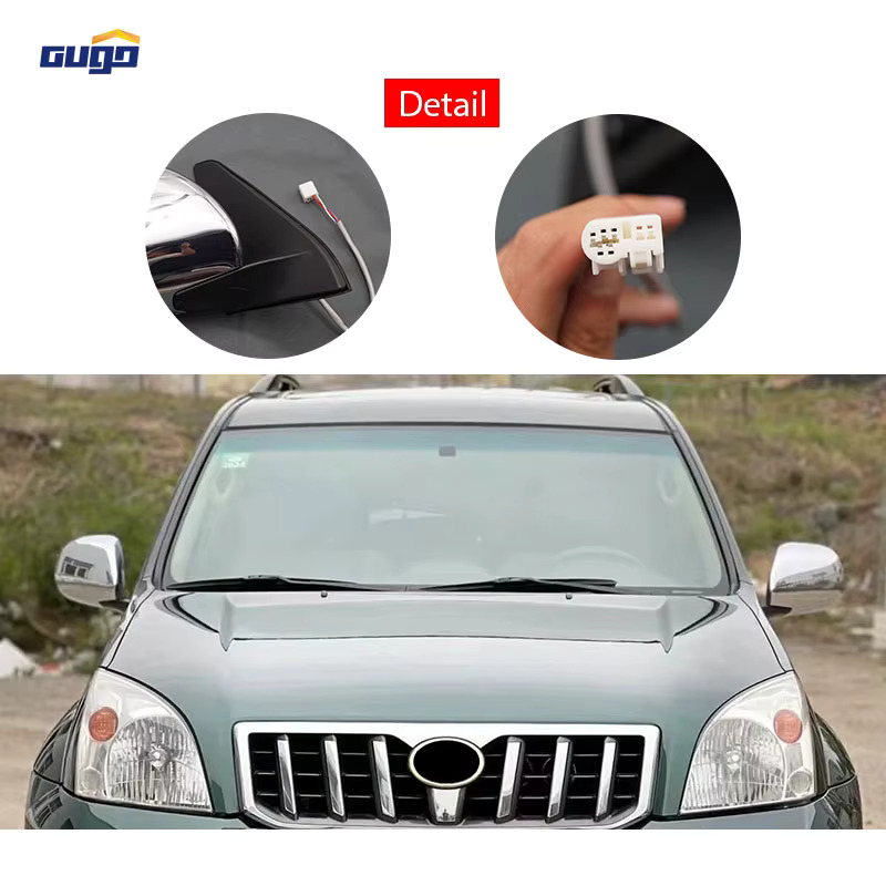 GUGO Car Rearview Mirror for Toyota Prado 2008 Models Car Side Mirror